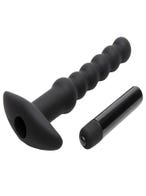 Lovehoney Smooth Mover 10 Function Beaded Anal Vibrator amorana bullet