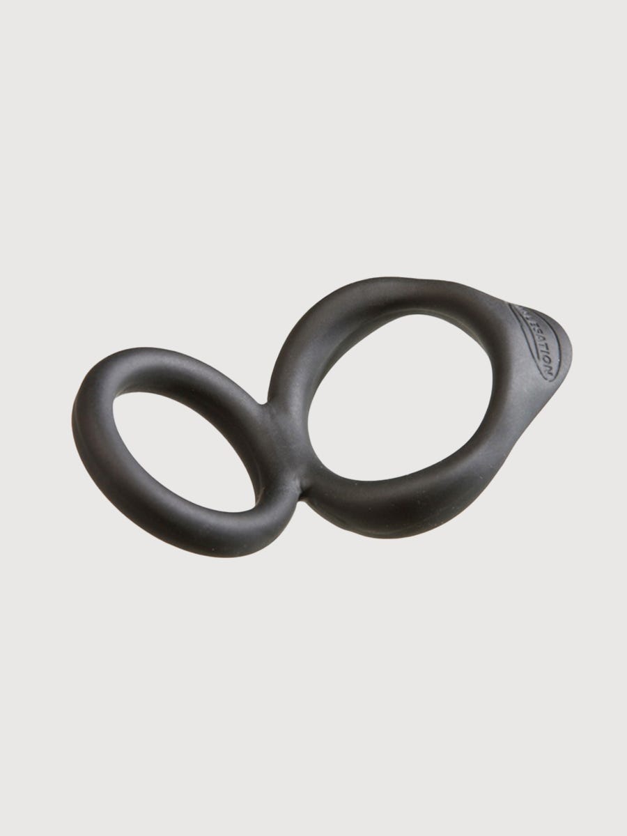 malesation force cock and ball ring penisring black amorana
