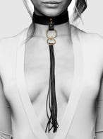 maze tassel choker black amorana