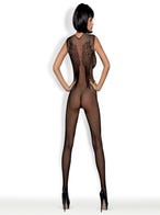 Obsessive N112 Bodystocking Schwarz Vollbild von Hinten Amorana