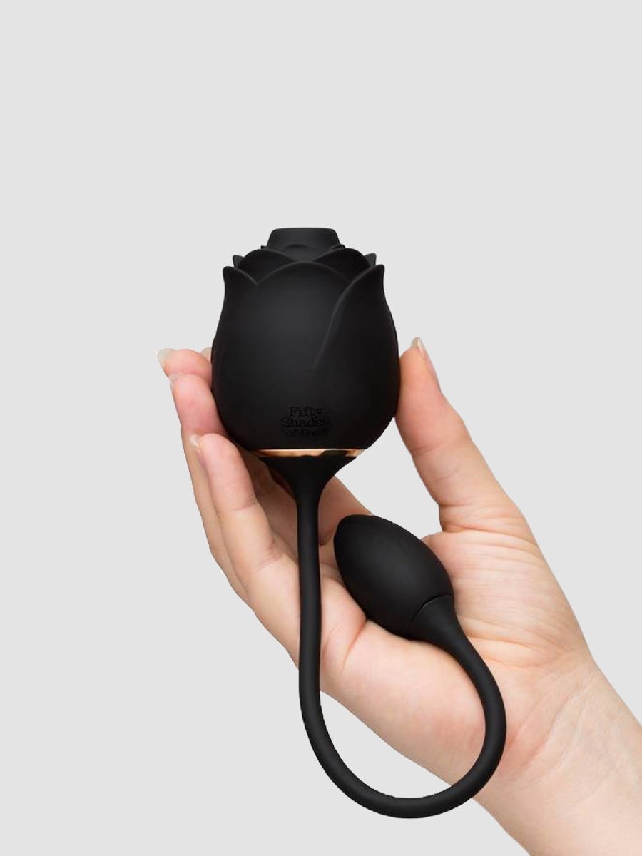 Fifty Shades of Grey 2 in 1 Klitoris-Saugstimulator mit Vibro-Ei