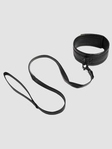 Collier et laisse similicuir Bondage Boutique