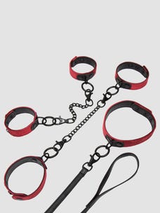 Kit d'attache collier et menottes Ruby 3 pièces