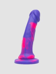 Gode ventouse 17,8 cm multicolore Luxe Lifelike Lover