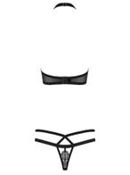 obsessive bailey dessous set schwarz packshot hinten Amorana