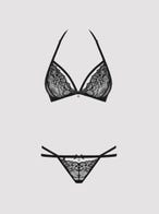 obsessive bailey dessous set schwarz packshot vorne Amorana