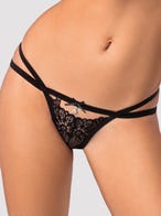 obsessive bailey string schwarz closeup vorne Amorana