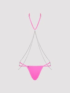 Ensemble 2 Pièces Chainty Rose Fluo