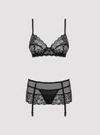 obsessive contica dessous set schwarz closeup vorne Amorana