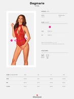 Obsessive Dagmarie Teddy Bodysuit
