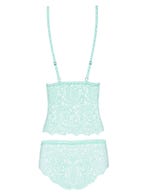 obsessive delicanta top panties set mint packshot back amorana