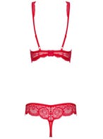 obsessive elena dessou set rot packshot hinten amorana