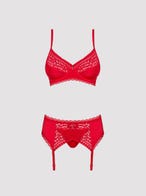obsessive jolierose dessous set rot packshot vorne Amorana