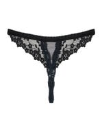 obsessive letica string ouvert schwarz packshot hinten Amorana