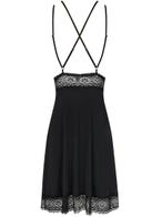 obsessive lolitte babydoll schwarz packshot hinten Amorana