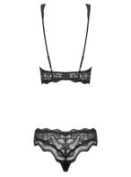 obsessive luvae dessous set schwarz packshot hinten Amorana