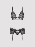 obsessive dessous set schwarz packshot vorne Amorana