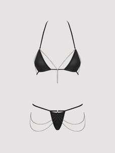 obssessive redella dessous set 2tlg schwarz closeup vorne Amorana