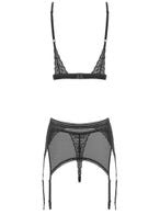obsessive shibu dessous set schwarz packshot hinten Amorana