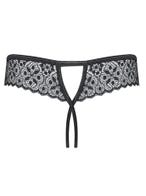 obsessive shibu panty ouvert schwarz packshot hinten Amorana