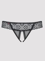 obsessive shibu panty ouvert schwarz packshot vorne Amorana