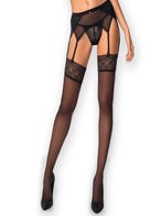 obsessive shibu strümpfe schwarz vorne Amorana