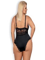 Obsessive Victoria Body Schwarz Plus Size Bild von Hinten Amorana