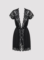 obsessive victoria morgenmantel schwarz packshots vorne Amorana