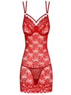 obsessive amanda negligee in rot packshot von vorne amorana