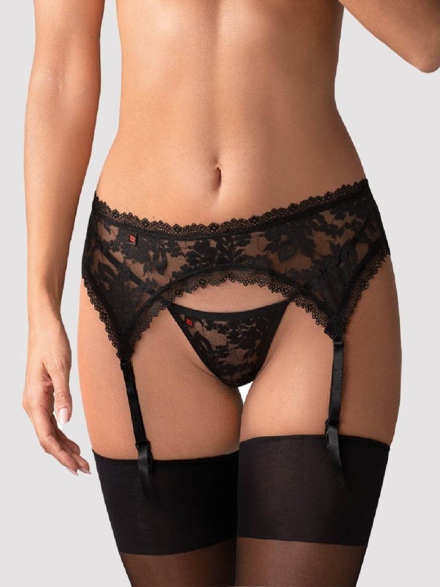 Obsessive Catia Garter Belt with Thong Garter belt & thong
