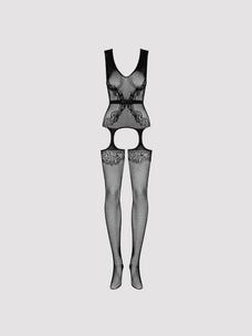 Combinaison porte-jarretelles F217 noir