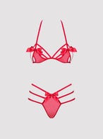 Obsessive Giftella Dessous Set Rot Packshot von Vorne Amorana