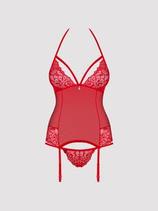 Corset 838-COR-3 Rouge