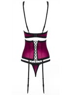 Obsessive Natalie 3-teiliges dessous set packshot von hinten amorana
