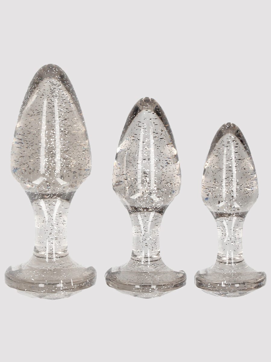 ouch acrylic anal plug set amorana konfi