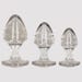 Ouch Acrylic Anal Plug 3er Set