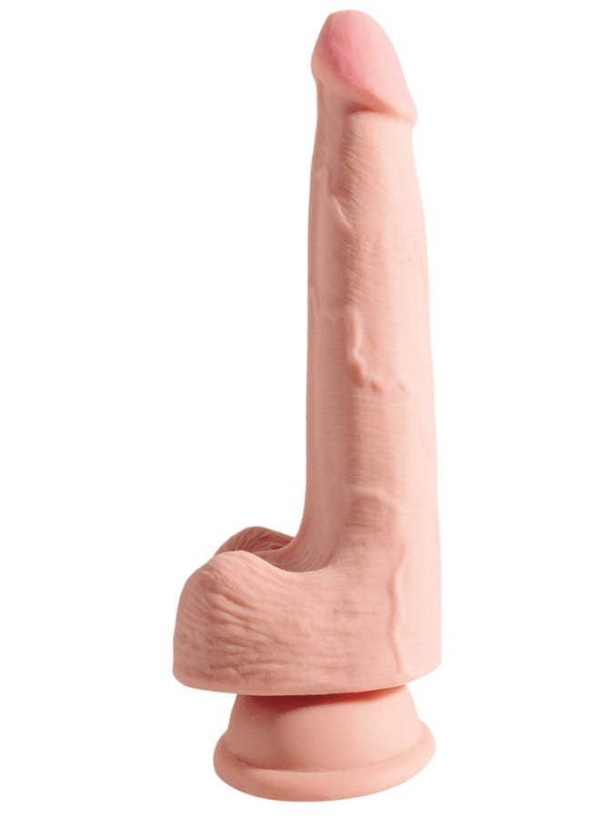 pipedream triple density cock with balls realistischer dildo frontbild amorana