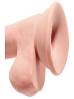 pipedream triple density cock with balls 17cm realistischer dildo saugnapf amorana