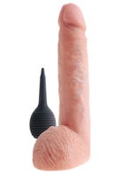 king cock squirting cock realistischer dildo neben pumpe amorana