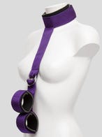 Purple Reins Hals-Hand-Fesseln