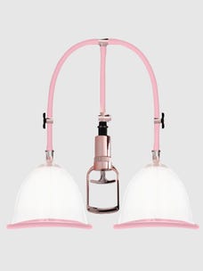 pumped breast pump set large brustpumpe frontbild amorana