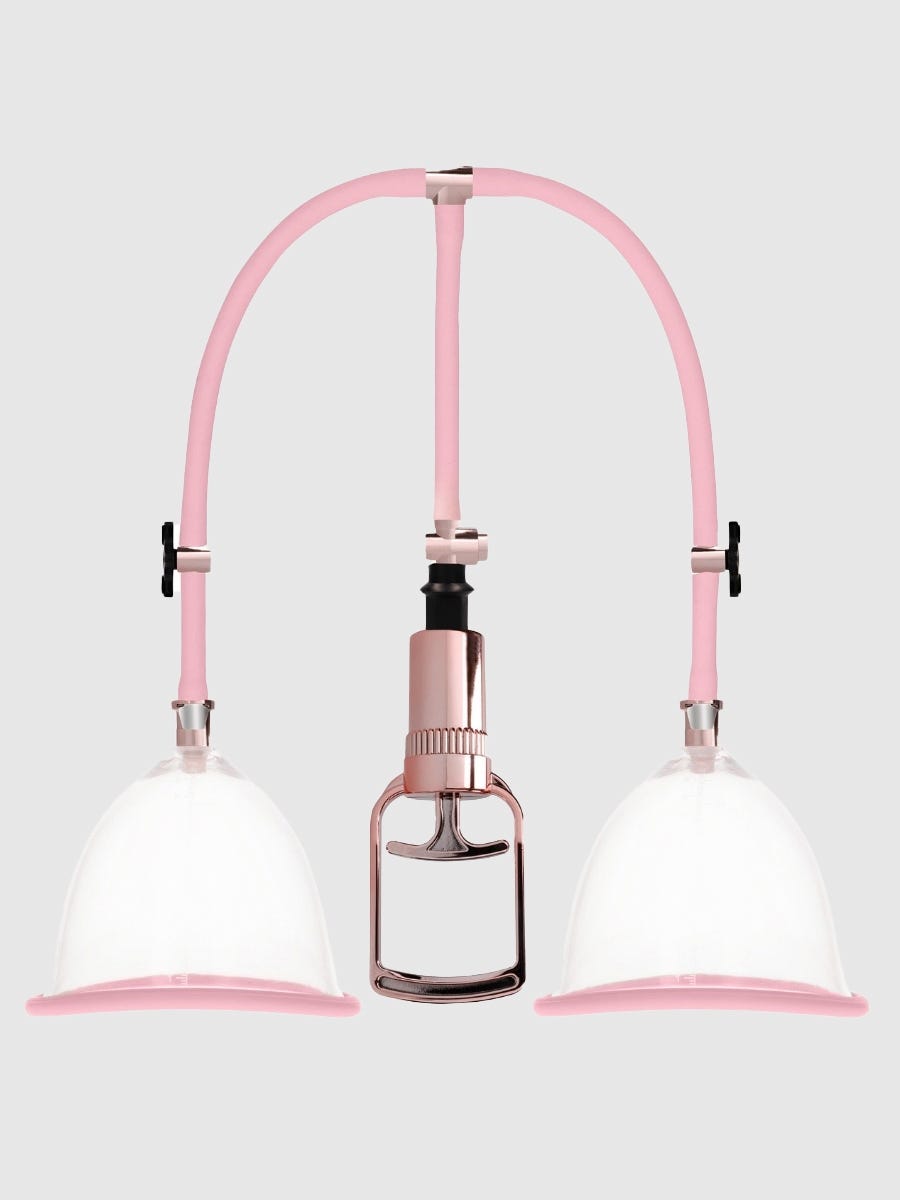 Pumped breast pump set medium brustpumpe frontbild amorana