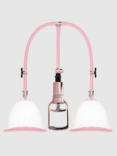 Pumped breast pump set medium brustpumpe frontbild amorana