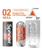 Tenga Spinner Manual Masturbator with Suction Effect