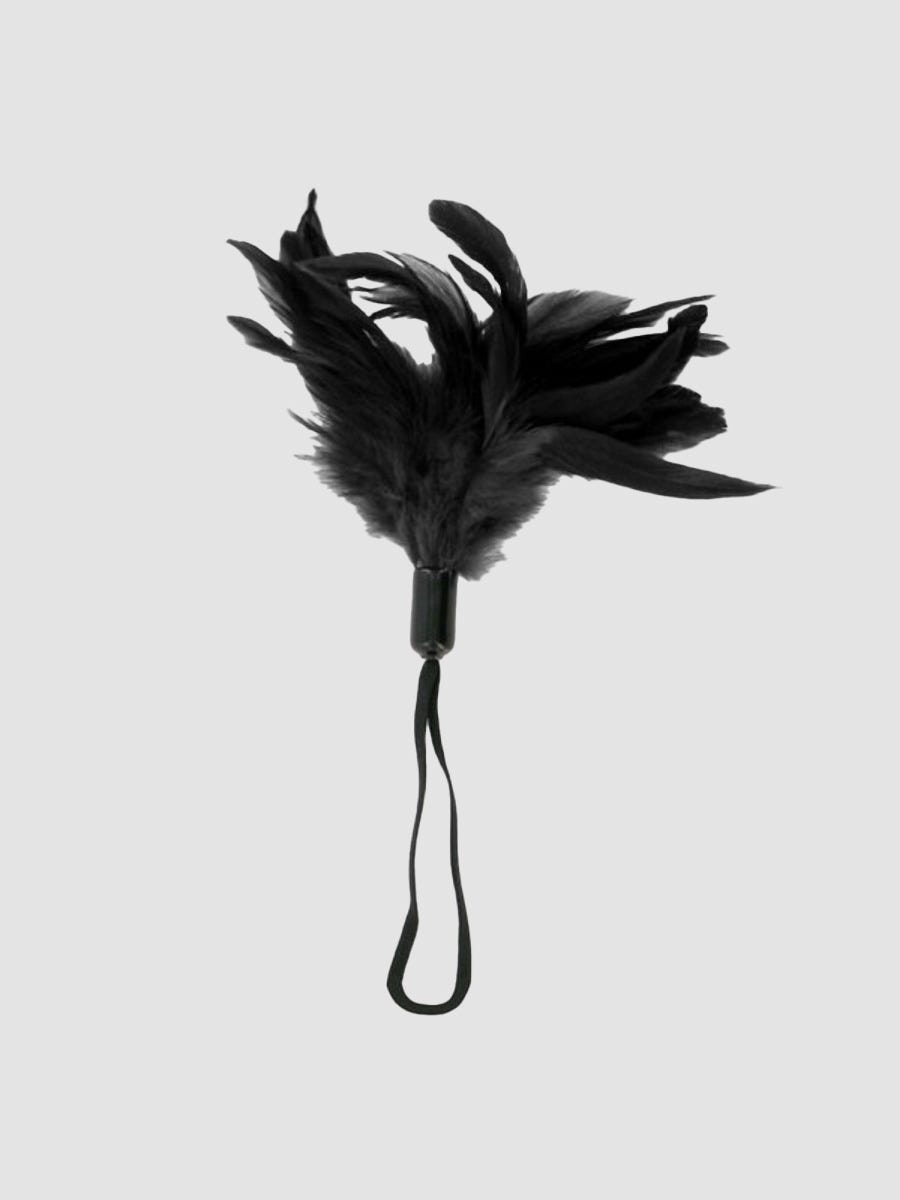 sportsheets pleasure feather black amorana