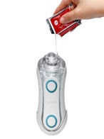 tenga flip orb masturbator gerippt blau gleitgel amorana