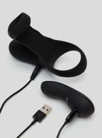 Tracey Cox EDGE aufladbare ferngesteurte Penishülle mit Klitoris-Stimulator