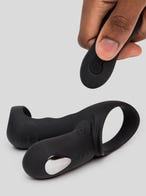 Tracey Cox EDGE aufladbare ferngesteurte Penishülle mit Klitoris-Stimulator