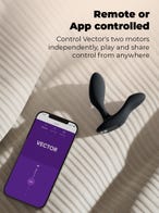 We-Vibe Vector+ App-Controlled Prostate Stimulator