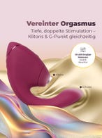Womanizer Next Duo Klitoris & G-Punkt Dual-Stimulator mit 3D Pleasure Air